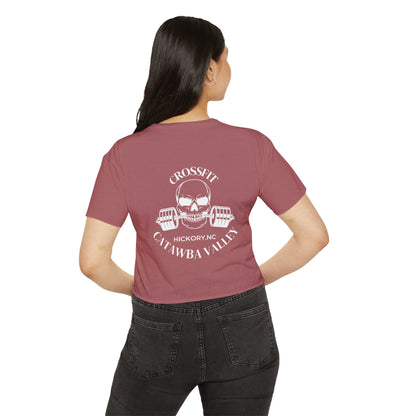 Women's Festival Crop Top CCV Skull