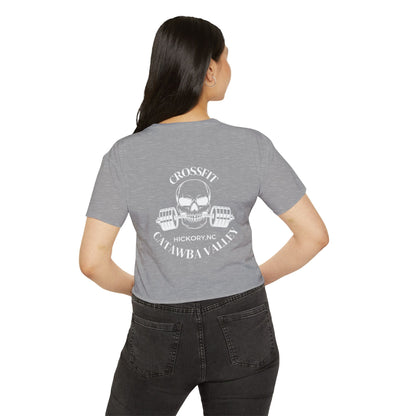 Women's Festival Crop Top CCV Skull