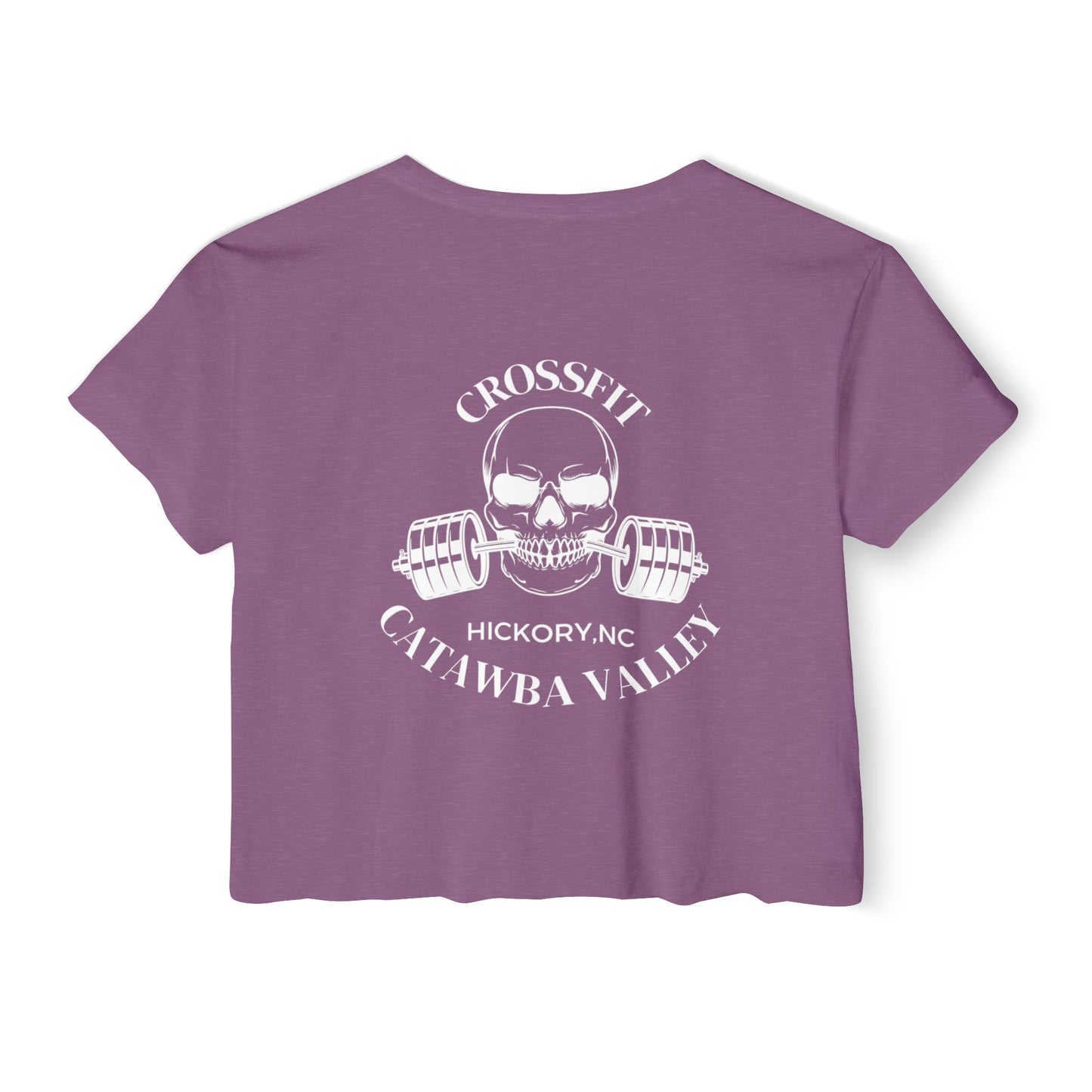 Women's Festival Crop Top CCV Skull