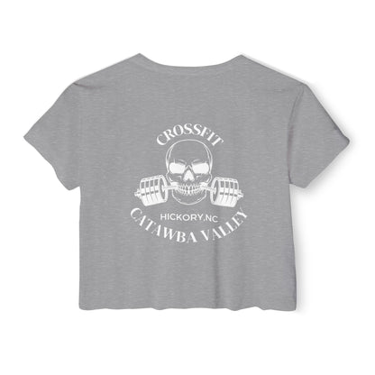 Women's Festival Crop Top CCV Skull