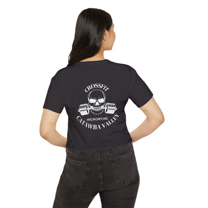 Women's Festival Crop Top CCV Skull